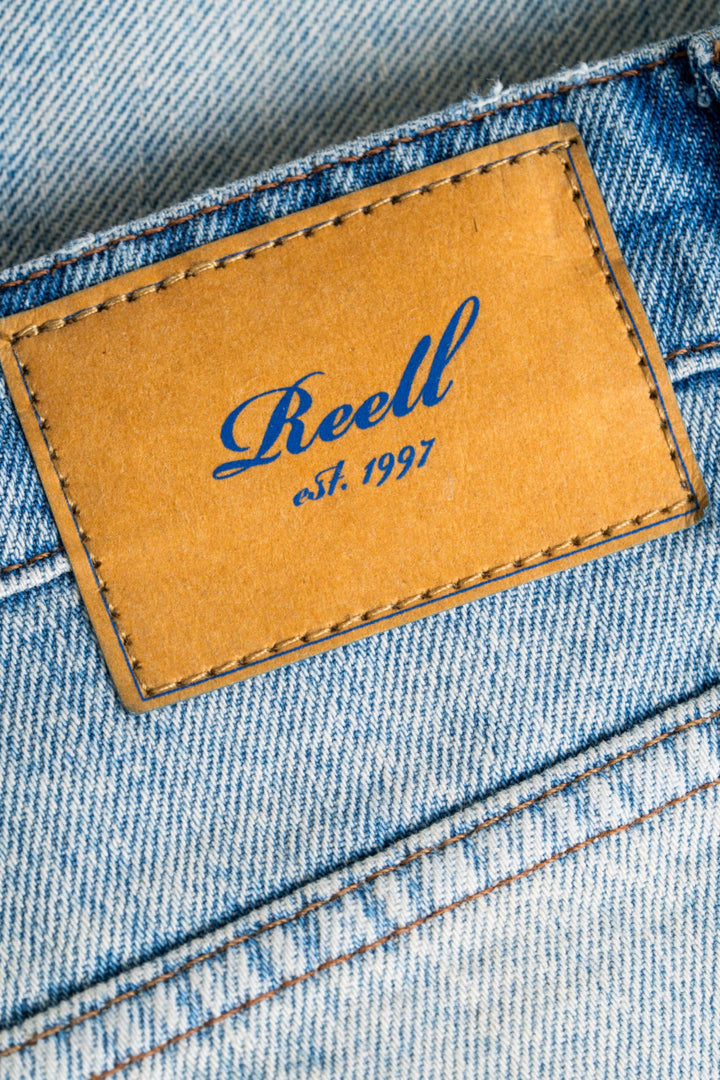 Reell Bolt Jeans Short - Vintage Mid Blue