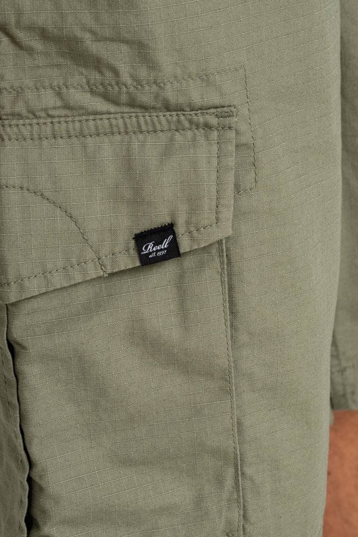 Reell New Cargo Short - GREYISH GREEN