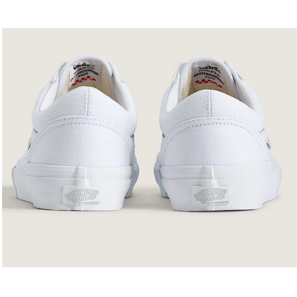 Vans Old Skool Canvas Skate Shoe - True White