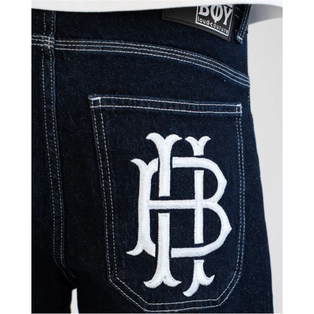 HomeBoy  BAGGY Jeans MONOCROM Denim - Indigo Blau