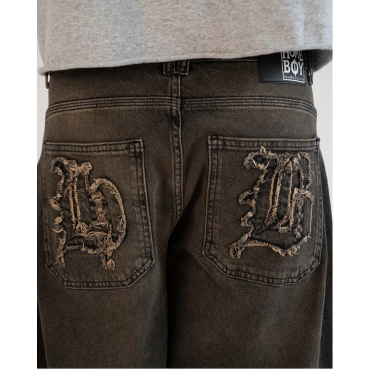 Homeboy MONSTER GOTHIC II Baggy Jeans - Dirty Black