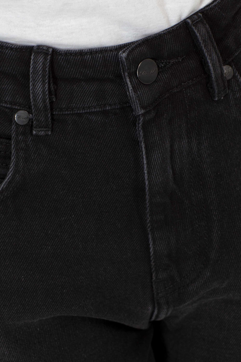 Reell Women Betty Baggy Jeans - BLACK WASH