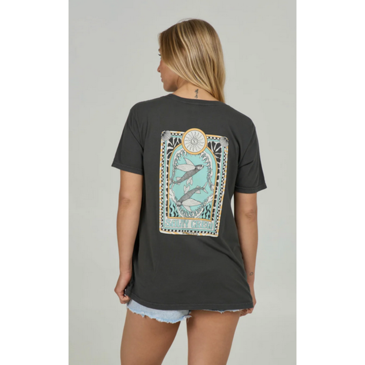 Salty Crew Zodiac Boyfriend Tee - charcoal