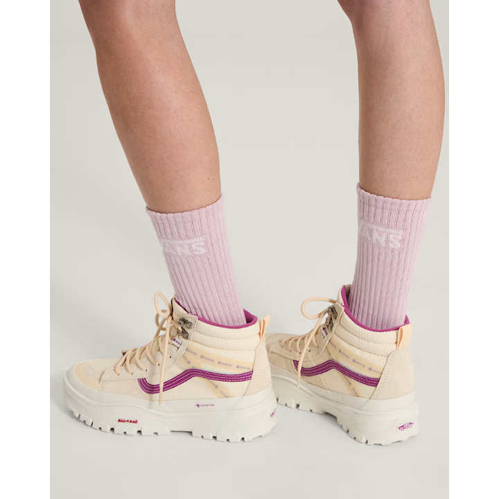 Vans Classic Crew Socks (3 Paar) - Weiß Rose Mint 3 Farben