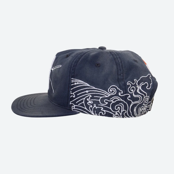 DGK Oceans Snapback Cap - Indigo Blau