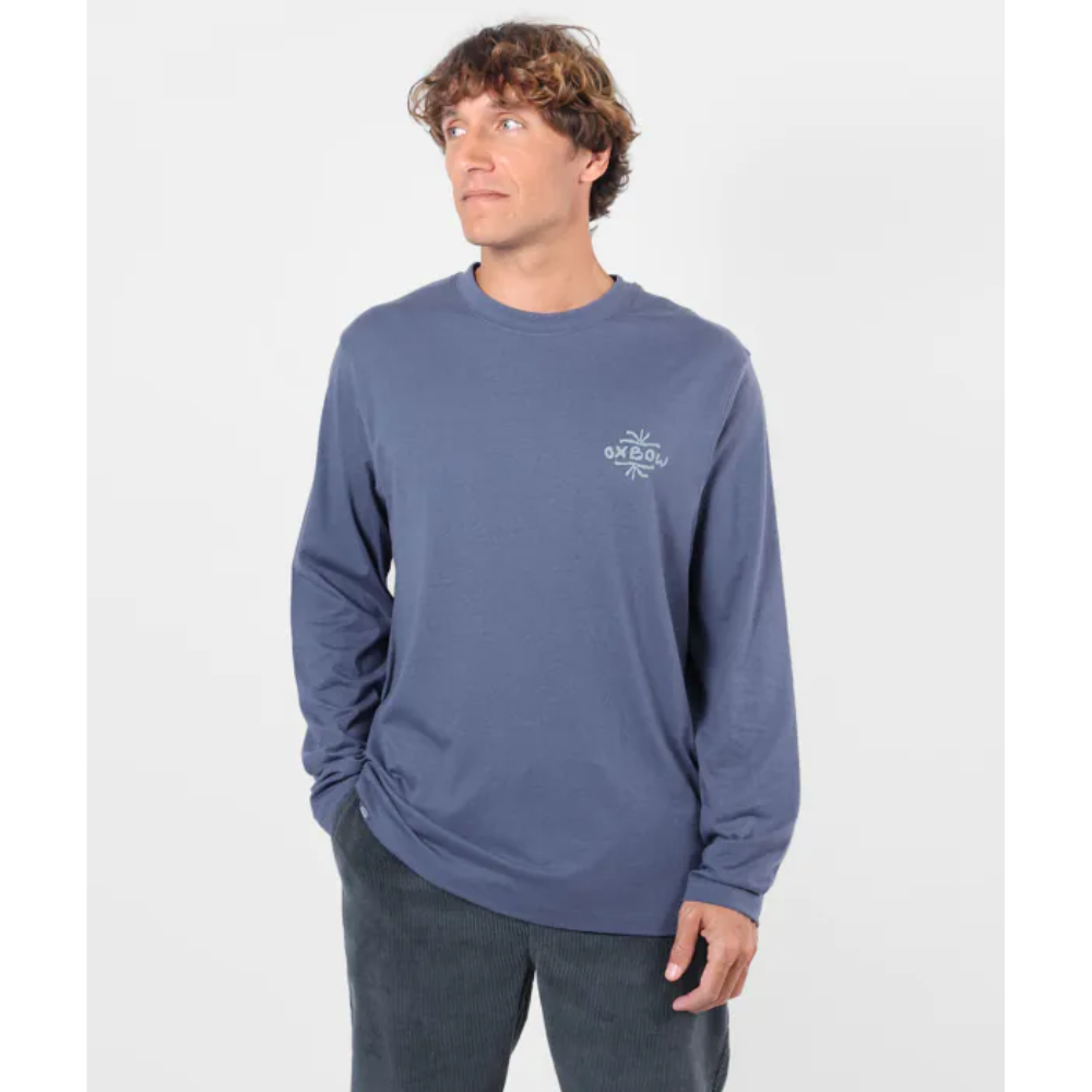 Oxbow Long sleeves t-shirt - Vintage Indigo