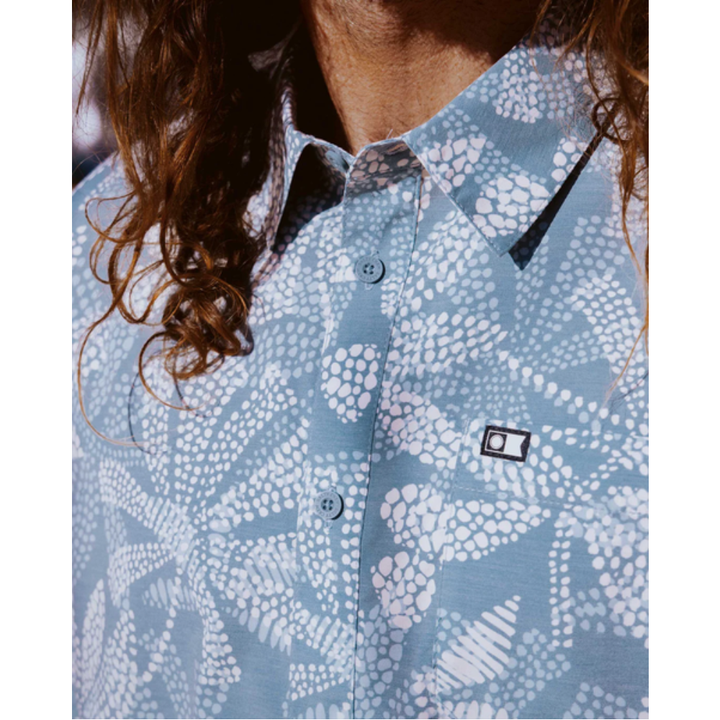 Salty Crew Drifter Uv Button Up - Atlantic Green