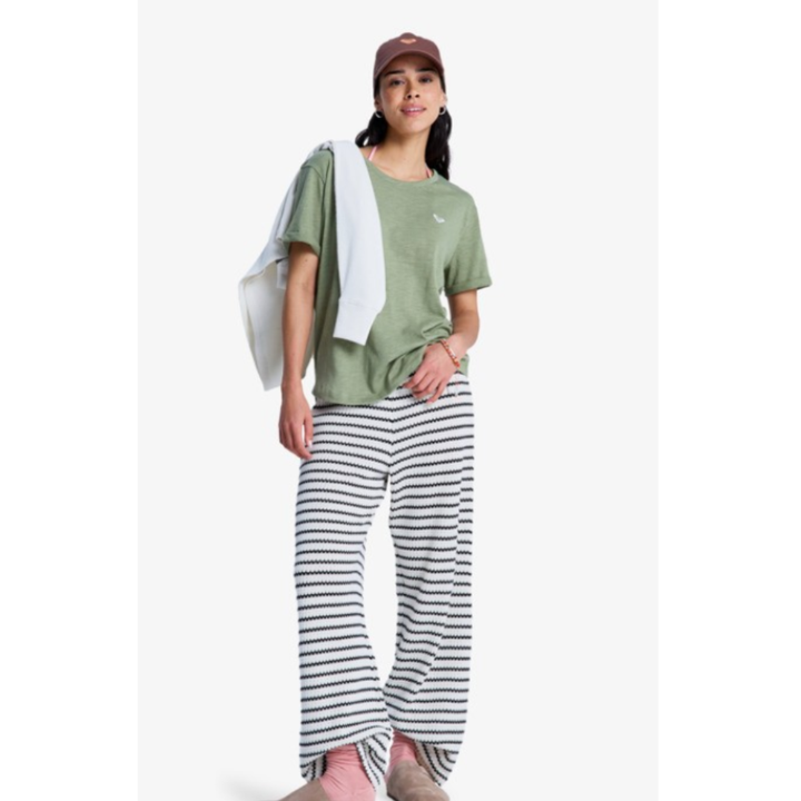 Roxy Oceanwave Regular Emby T-Shirt - GLD0 Grün