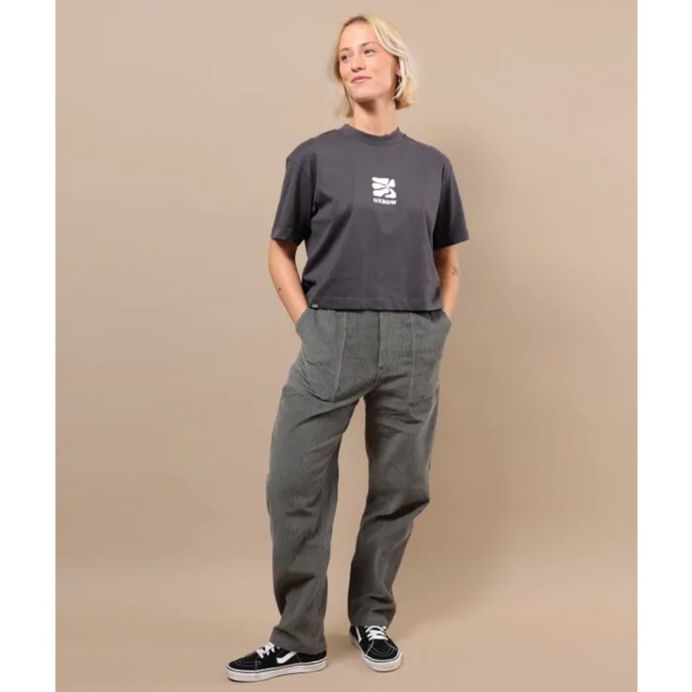 Oxbow Retroflo T-Shirt - Grey Caviar