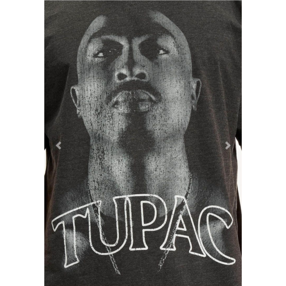 TB Tupac Up Oversize Tee - Black