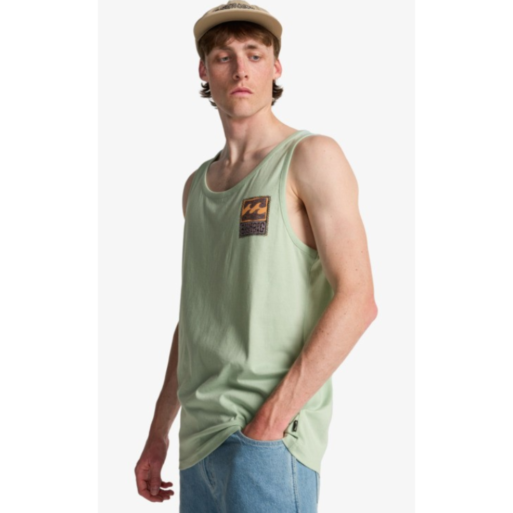 Billabong Stamp Tank Top - Vintage Green