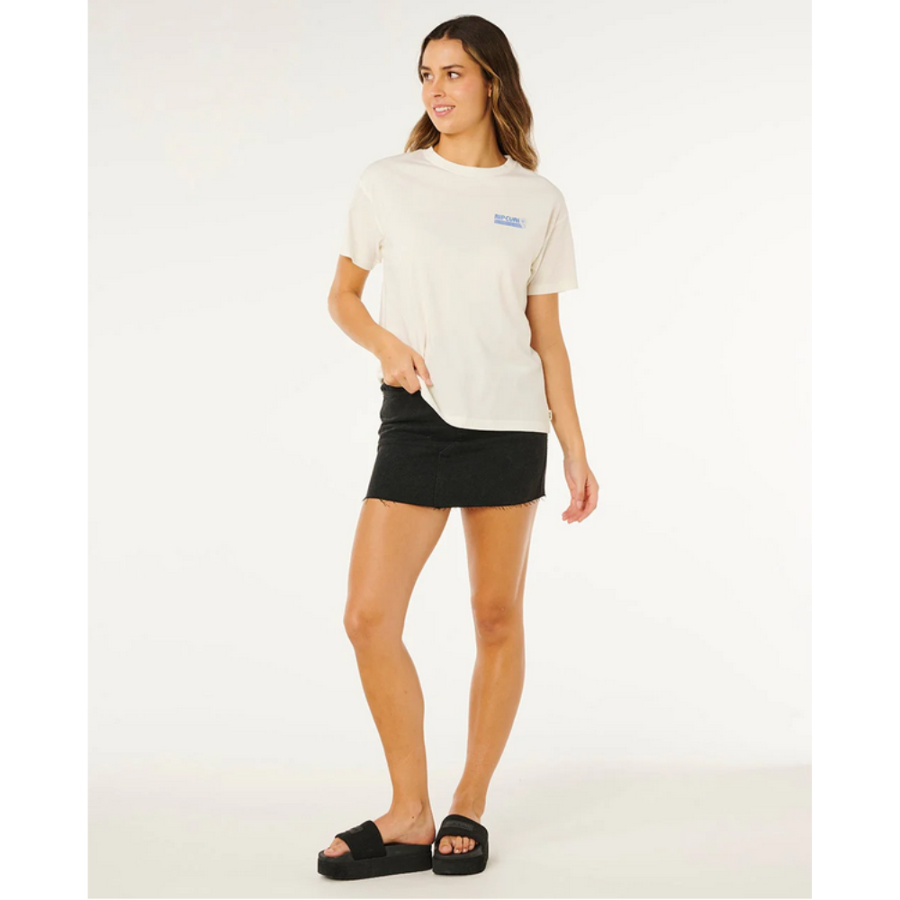 Ripcurl T-Shirt Ocean Break Relaxed - Bone