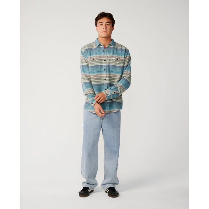 RipCurl Flanellhemd Classic Surf Baja - Blau