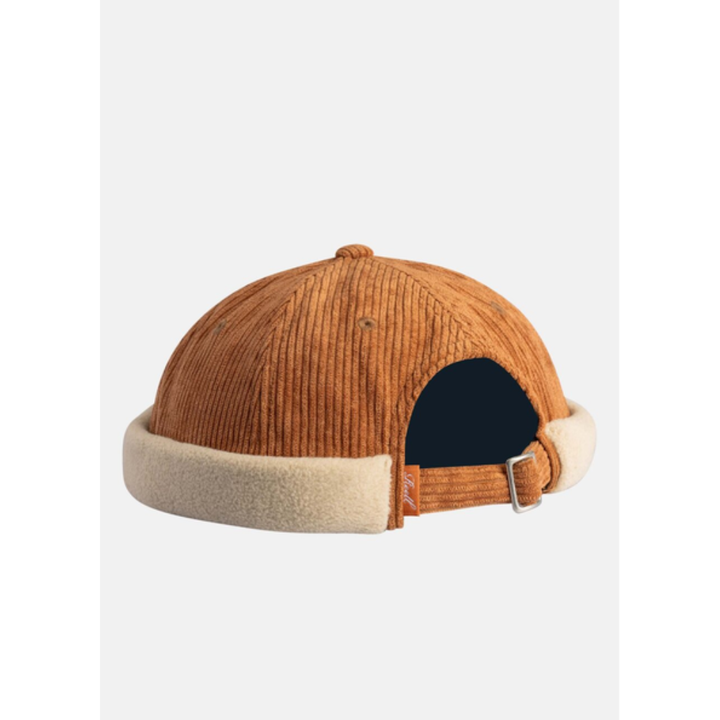 Reell Docker Cap - Light Brown Cord Sand Fleece