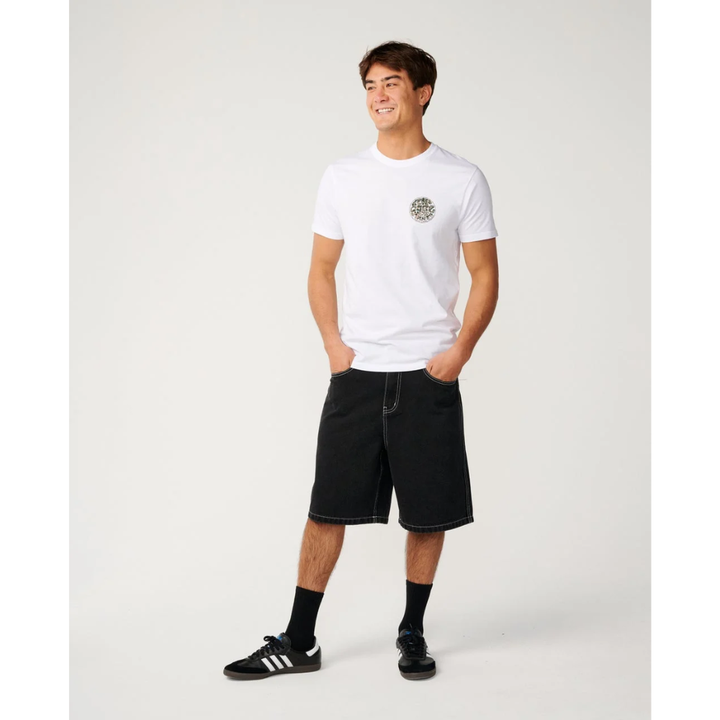 Ripcurl Wettie Passage Icon Standard Tee - White