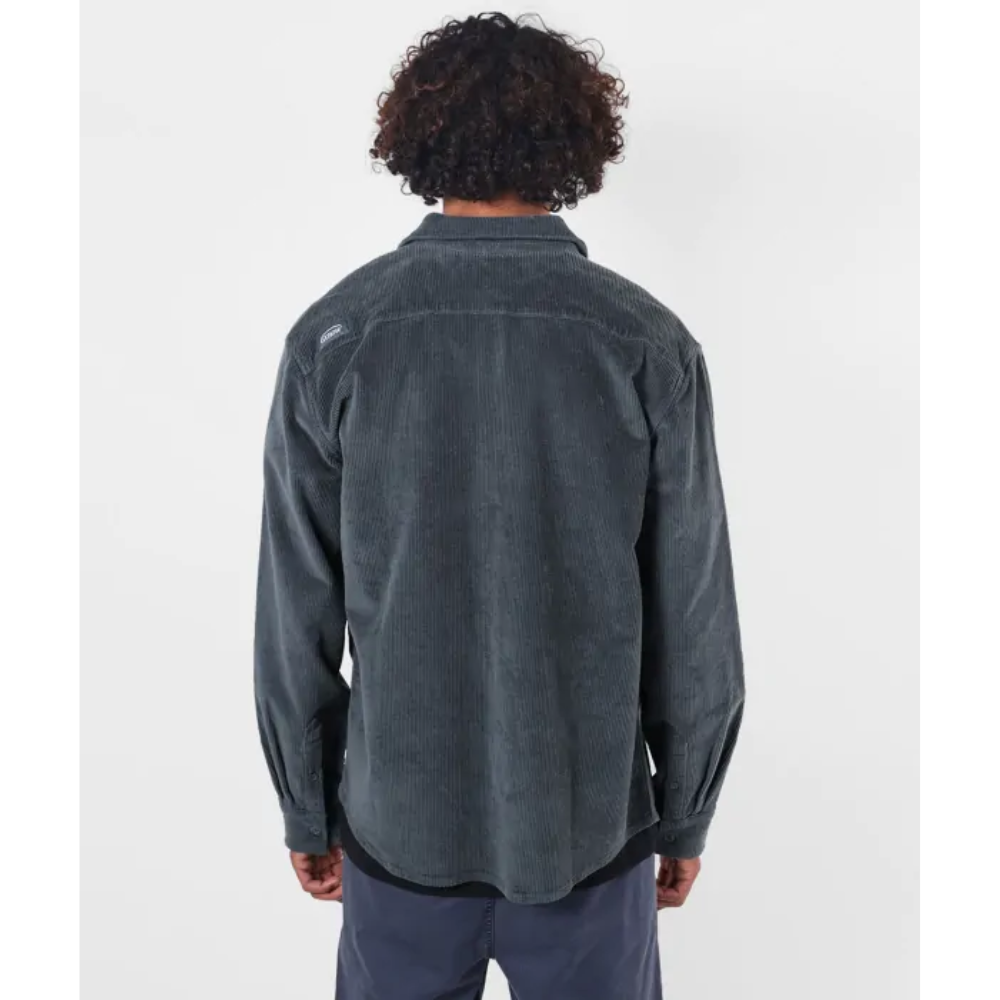 Oxbow Overshirt Cord Jacke - Pewter
