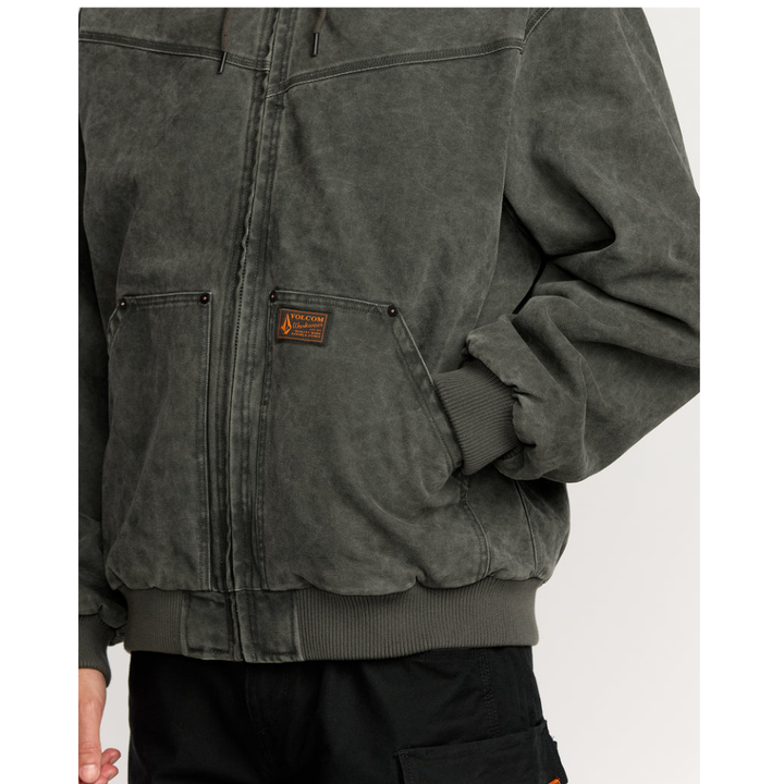 Volcom Hamilstorm Jacke - Rinsed Black Olive
