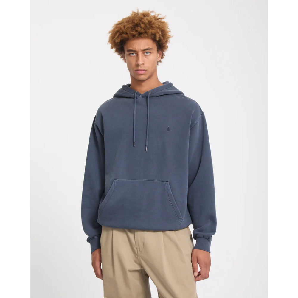 Volcom SINGLE STONE PW PO Hoodie  - SRB Rinsed Black