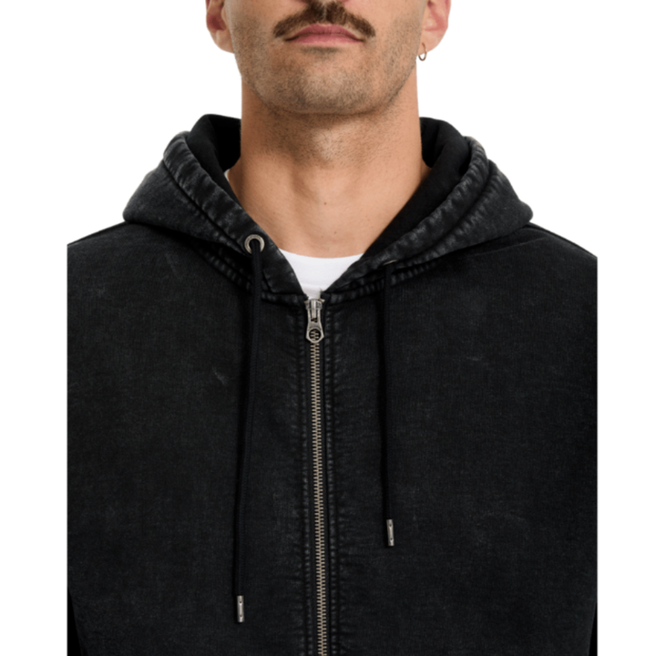 Volcom Die By The Stone Zip - LIGHT ACID BLACK