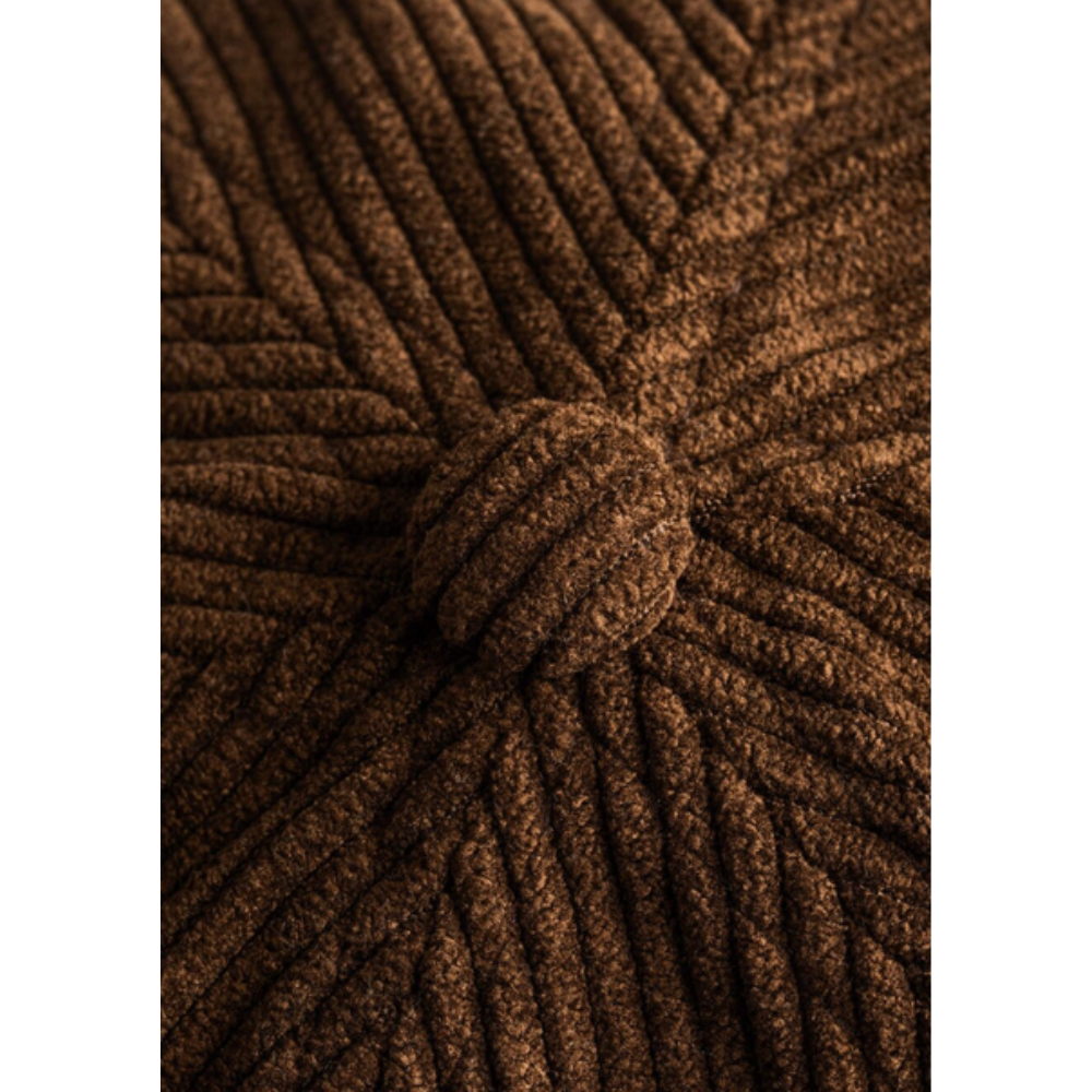 Reell Docker Cap - Dark Brown Cord Beige Fleece