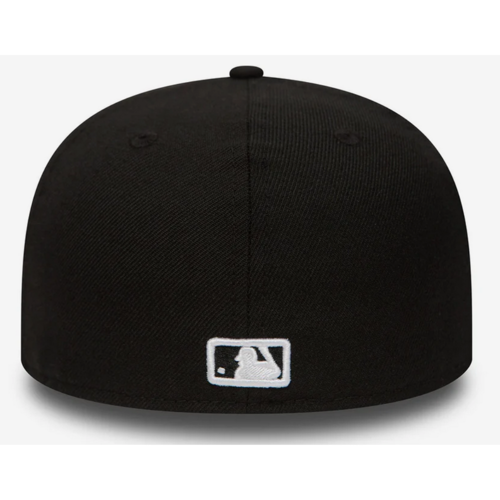 New Era 47487 Atlanta Braves Essential 59FIFTY Cap - Black/White