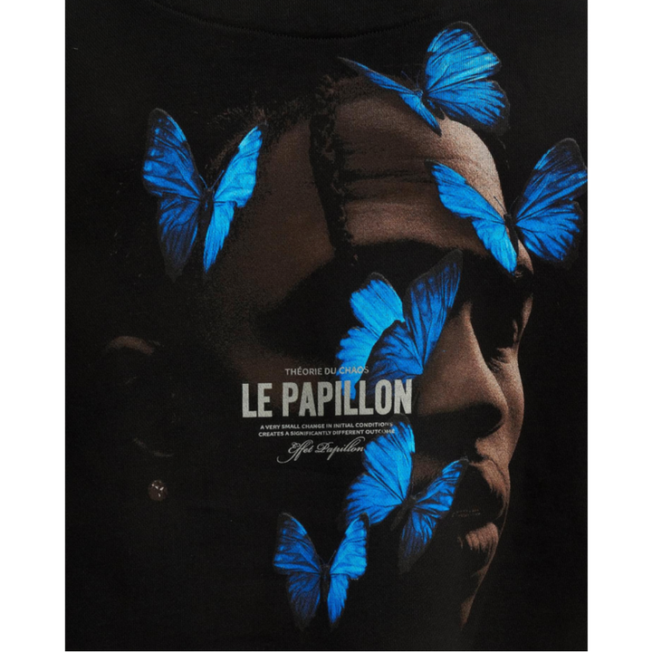 Upscale Le Papillon Heavy Oversize Hoody - Black