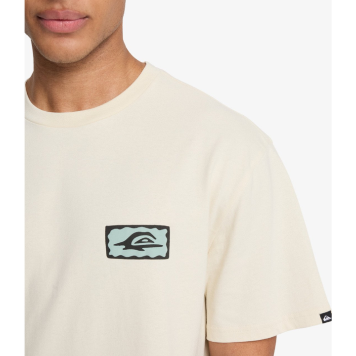 Quicksilver Serenity Splash - T-Shirt für Männer - WBS0 Bone White