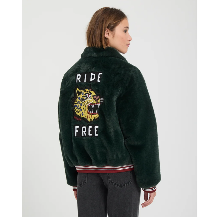 Volcom Ozzy Women Jacke - Scarab Green