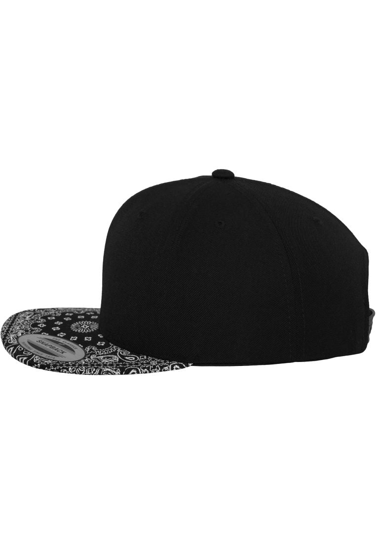 Bandana Snapback 6089 Black/Paisley