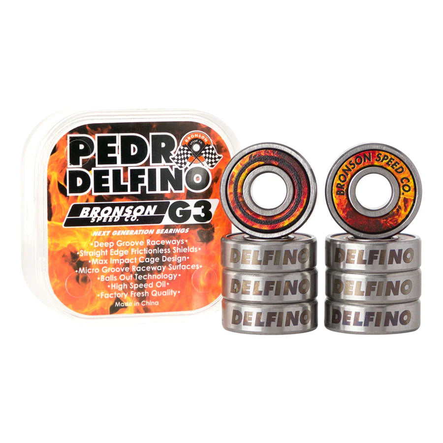 Bronson Speed Co. Pedro Delfino G3 Bronson Skateboard-Lager