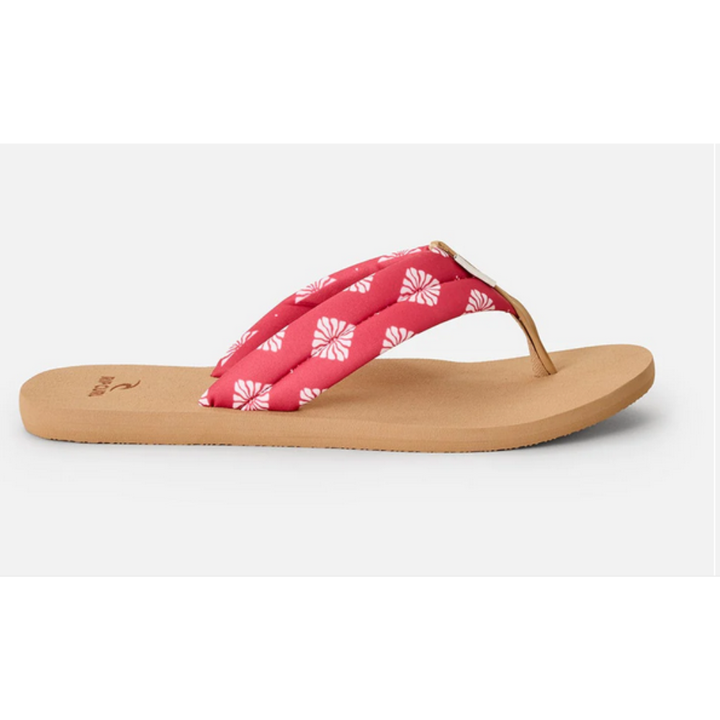 RipCurl Freedom Plusm Bloom Flip-Flops - Red