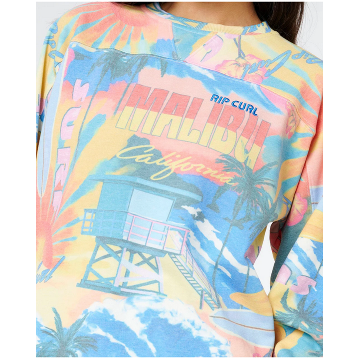 Ripcurl Surf Side Relaxed Sweat  - Multi