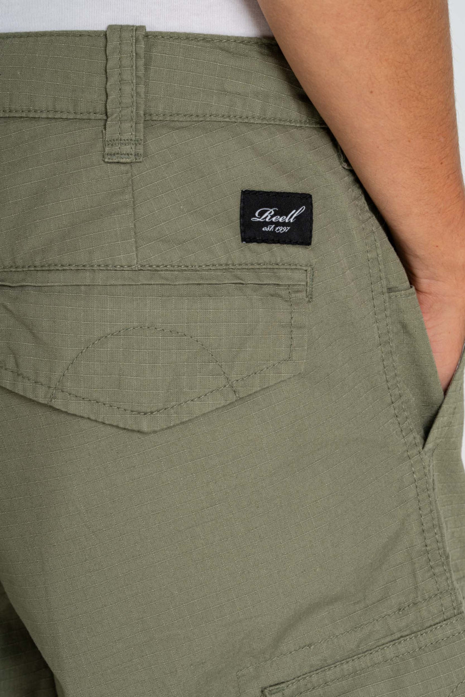 Reell New Cargo Short - GREYISH GREEN