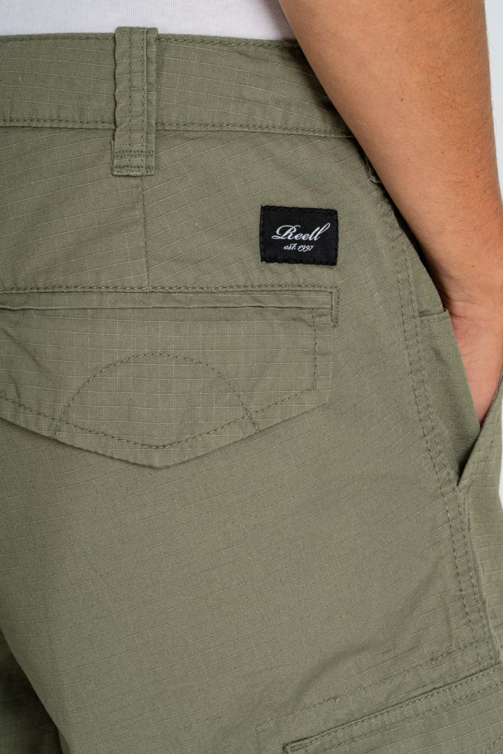 Reell New Cargo Short - GREYISH GREEN