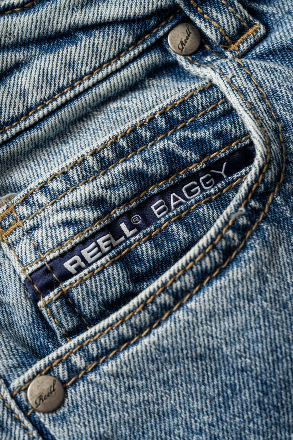 Reell WOMEN CHLOE BAGGY - Classic Mid Blue