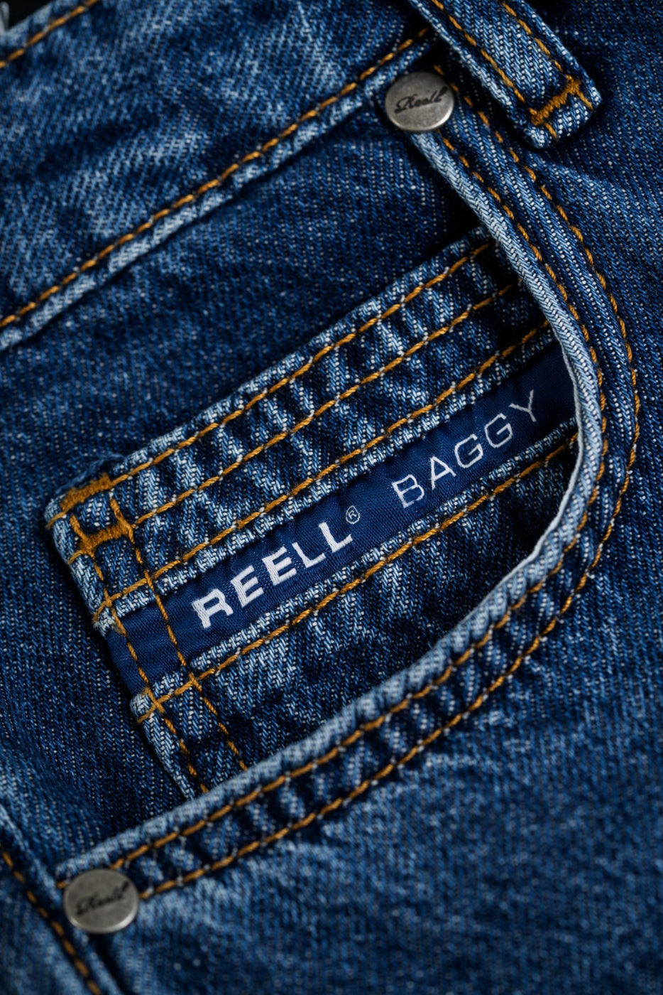 Reell WOMEN CHLOE BAGGY - Mid Blue Stone