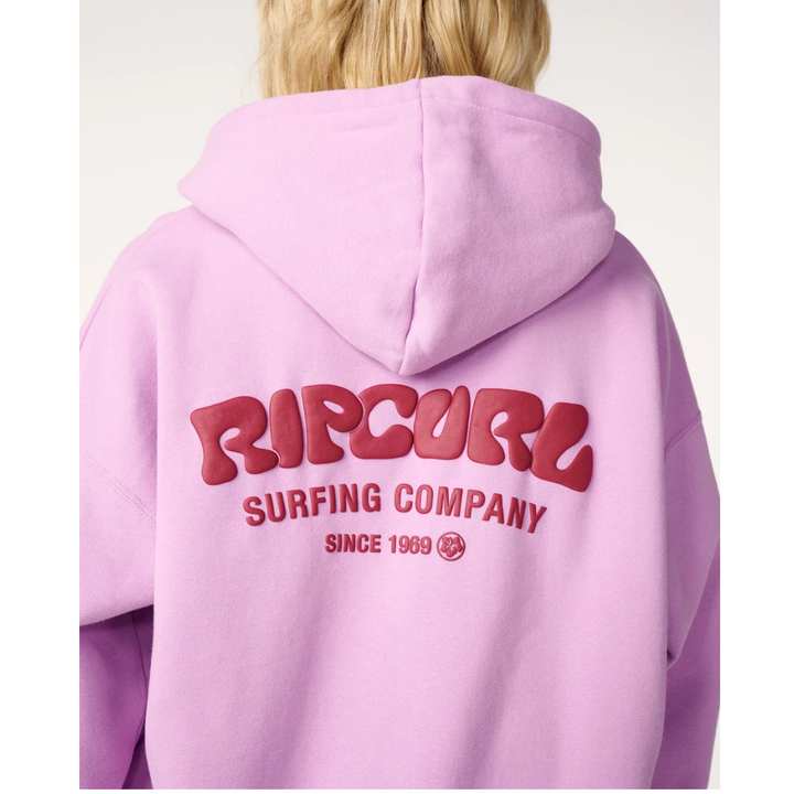 Ripcurl Surf Puff Heritage Hoodie - Bright Lilac