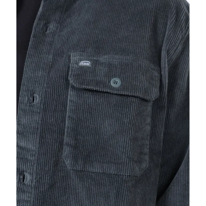 Oxbow Overshirt Cord Jacke - Pewter