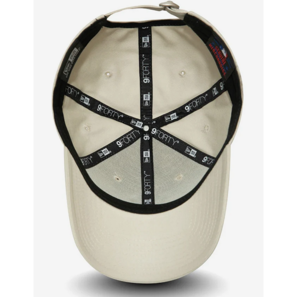 New Era 80590 New York Yankees Essential 9FORTY Verstellbare Cap - Beige/Black