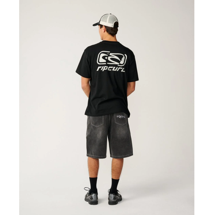 Ripcurl Archive Ripped Loose T-Shirt - Black