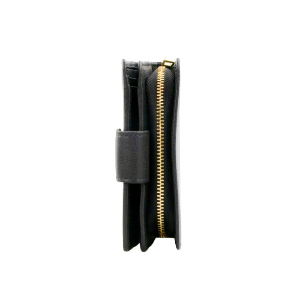 Garzini / Hunterson Donna Envelope Compact Wallet Coin - Black