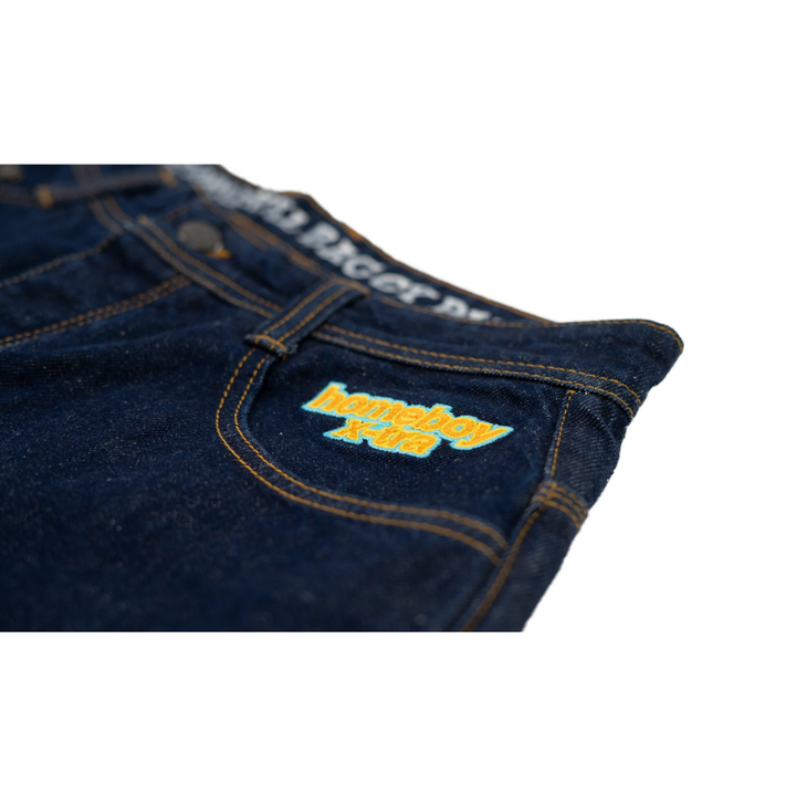 Homeboy  x-tra Monster Denim Shorts - Indigo