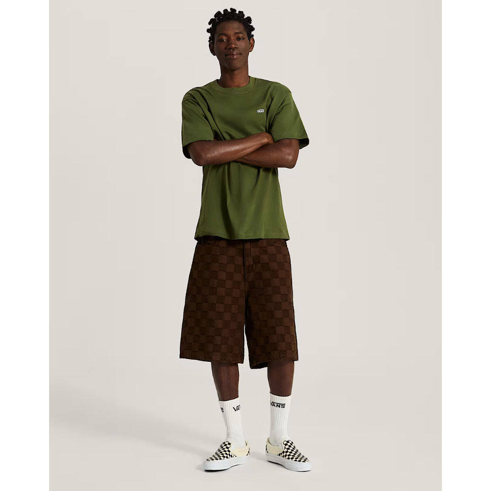 Vans Left Chest II T-Shirt - Grey Kelly Green Grün