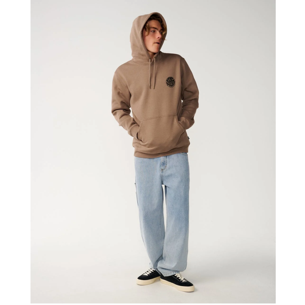 Ripcurl Wetsuit Icon Hoodie -  Walnut Braun