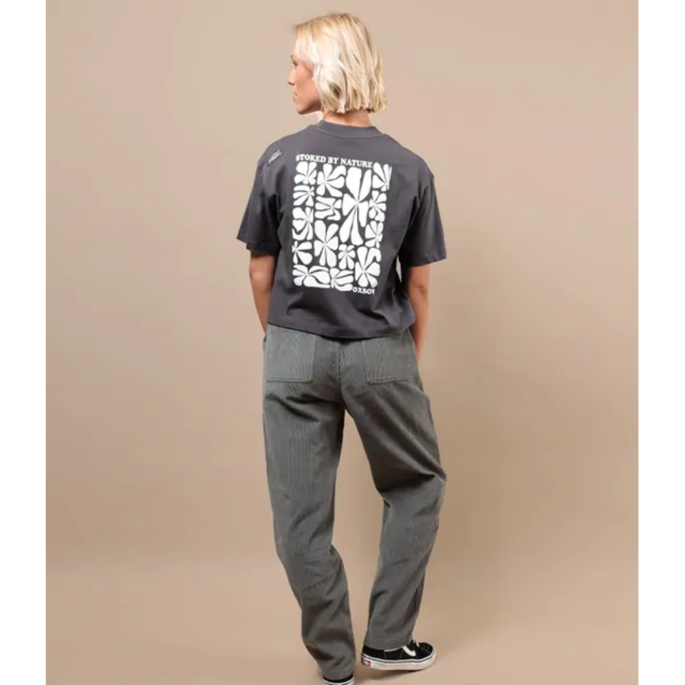 Oxbow Retroflo T-Shirt - Grey Caviar