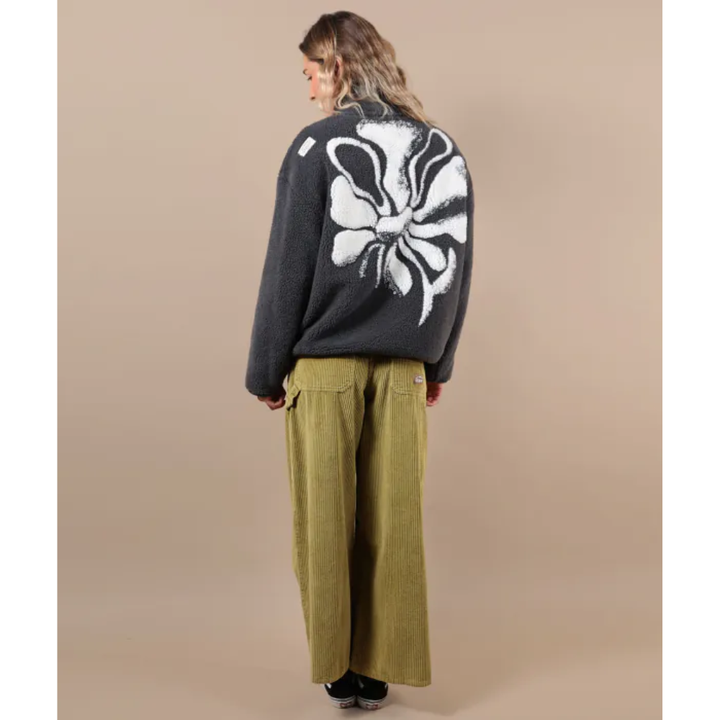 Oxbow Polar fleece WARPEDFLO - Black/White