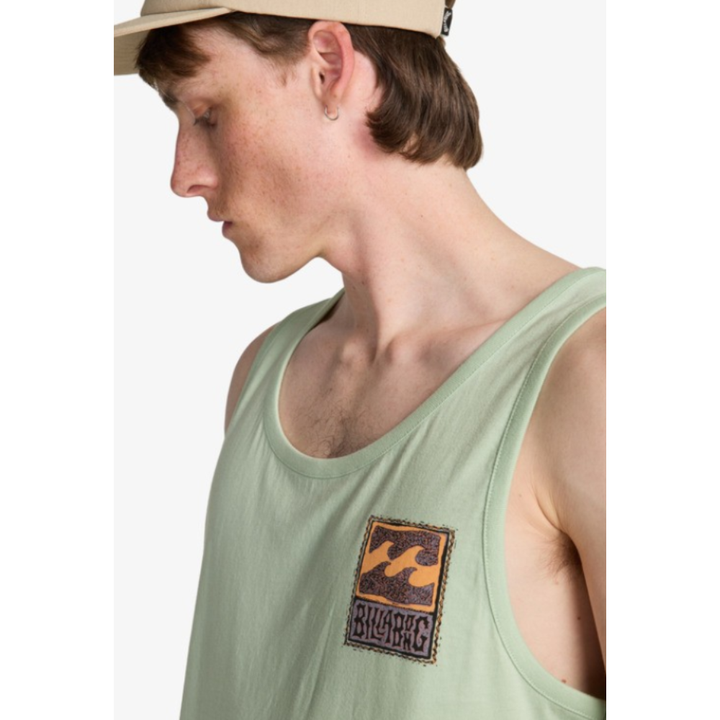 Billabong Stamp Tank Top - Vintage Green