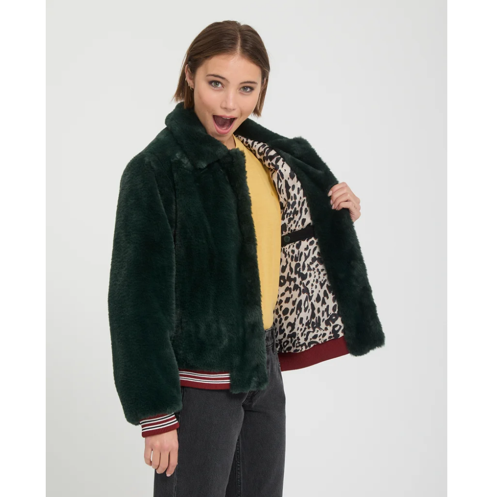 Volcom Ozzy Women Jacke - Scarab Green
