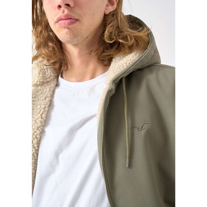 Cleptomanicx Workist Winter Jacket - Dusty olive