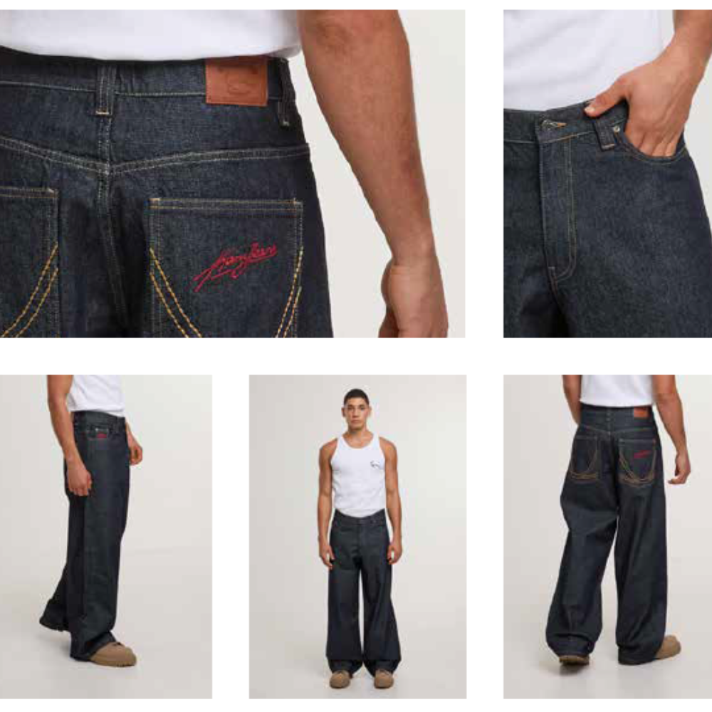 Karl Kani Relaxed Jeans Rinsed - Blue